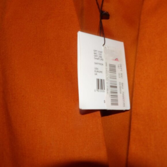 Nwt Gibson Latimer Burnt Orange Linen Blend Blazer Sz M - Picture 5 of 10
